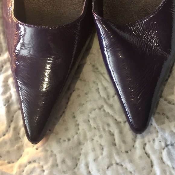 Purple pointy toe & heel shoes - Picture 4 of 8